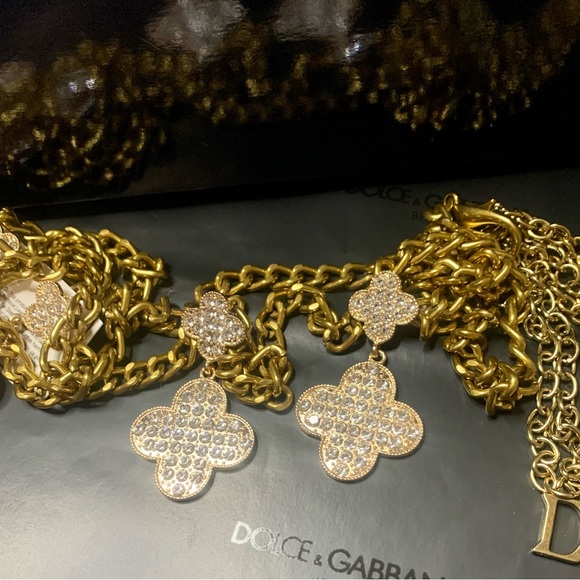 💫ARETES DE FANTASÍA 💫DIAMANTES SINTÉTICOS💫GOLD 💫NUEVOS💫#AD23 - Picture 5 of 10